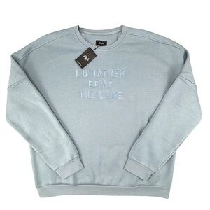NWT- Waggle- I’d Rather Be At‎ The Lake Sweatshirt- XXL